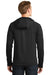 The North Face NF0A3LHH Mens Canyon Flats Full Zip Fleece Hooded Jacket Black Back