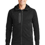 The North Face Mens Canyon Flats Full Zip Fleece Hooded Jacket - Black - Closeout