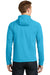 The North Face NF0A3LHH Mens Canyon Flats Full Zip Fleece Hooded Jacket Heather Hyper Blue Back