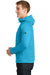 The North Face NF0A3LHH Mens Canyon Flats Full Zip Fleece Hooded Jacket Heather Hyper Blue Side