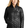 The North Face Womens ThermoBall Trekker Water Resistant Full Zip Jacket - Black
