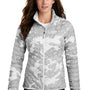 The North Face Womens ThermoBall Trekker Water Resistant Full Zip Jacket - White Woodchip Camo