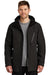 The North Face NF0A3SES Mens Ascendent Waterproof Full Zip Hooded Jacket Black Front