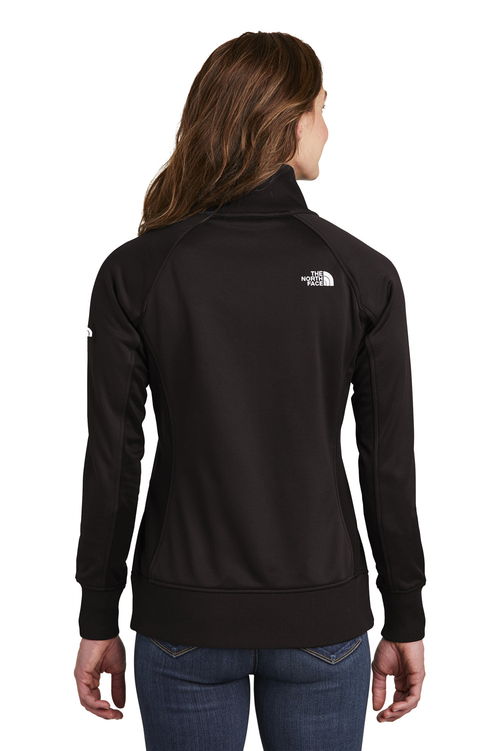 The North Face NF0A3SEV Womens Tech Full Zip Fleece Jacket Black Back
