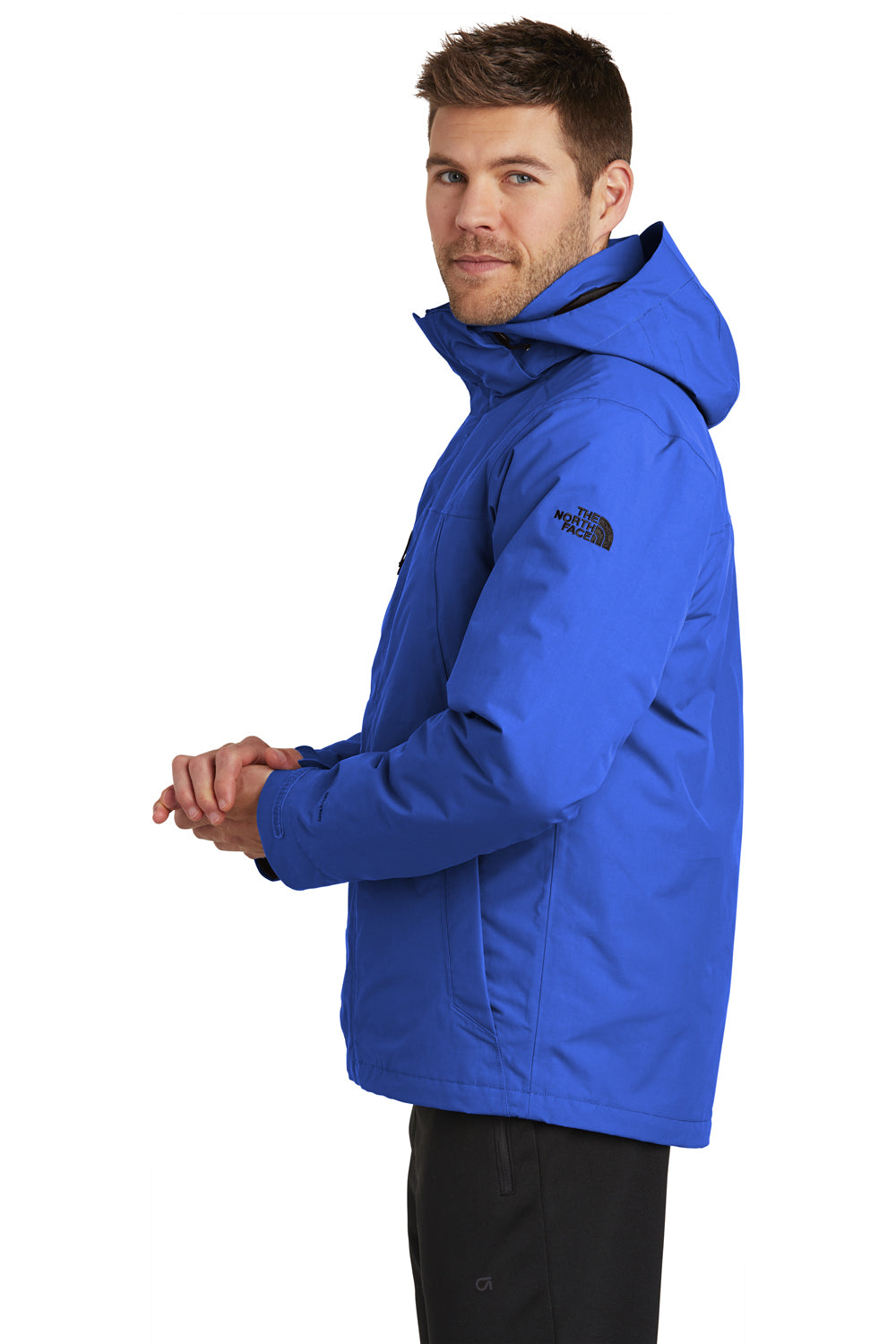 Onvoorziene omstandigheden kraam vragen The North Face NF0A3VHR Mens Monster Blue Traverse Triclimate 3-in-1  Waterproof Full Zip Hooded Jacket — BigTopShirtShop.com
