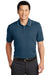 Nike NKAA1849 Mens Edge Dri-Fit Moisture Wicking Short Sleeve Polo Shirt Navy Blue Front