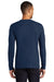 Nike NKBQ5232 Mens Core Long Sleeve Crewneck T-Shirt Navy Blue Back