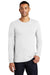 Nike NKBQ5232 Mens Core Long Sleeve Crewneck T-Shirt White Front