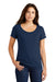Nike NKBQ5236 Womens Core Short Sleeve Scoop Neck T-Shirt Navy Blue Front