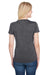 A4 NW3010 Womens Tonal Space Dye Short Sleeve Scoop Neck T-Shirt Charcoal Grey Back