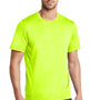 Ogio Mens Endurance Pulse Jersey Moisture Wicking Short Sleeve Crewneck T-Shirt - Pace Yellow - Closeout