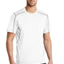 Ogio Mens Endurance Pulse Jersey Moisture Wicking Short Sleeve Crewneck T-Shirt - White - Closeout