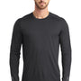 Ogio Mens Endurance Pulse Jersey Moisture Wicking Long Sleeve Crewneck T-Shirt - Blacktop
