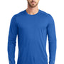 Ogio Mens Endurance Pulse Jersey Moisture Wicking Long Sleeve Crewneck T-Shirt - Electric Blue