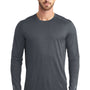 Ogio Mens Endurance Pulse Jersey Moisture Wicking Long Sleeve Crewneck T-Shirt - Gear Grey