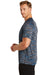 Ogio OE326 Mens Endurance Verge Jersey Moisture Wicking Short Sleeve Crewneck T-Shirt Electric Blue Space Dye Side