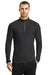 Ogio OE335 Mens Endurance Nexus Moisture Wicking 1/4 Zip Sweatshirt Black Front