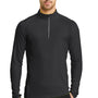 Ogio Mens Endurance Nexus Moisture Wicking 1/4 Zip Sweatshirt - Blacktop