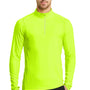 Ogio Mens Endurance Nexus Moisture Wicking 1/4 Zip Sweatshirt - Pace Yellow - Closeout