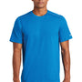 Ogio Mens Endurance Peak Jersey Moisture Wicking Short Sleeve Crewneck T-Shirt - Bolt Blue
