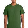 Ogio Mens Endurance Peak Jersey Moisture Wicking Short Sleeve Crewneck T-Shirt - Grit Green - Closeout