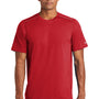 Ogio Mens Endurance Peak Jersey Moisture Wicking Short Sleeve Crewneck T-Shirt - Ripped Red