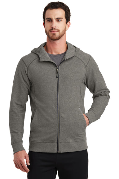 Ogio OE502 Mens Endurance Cadmium French Terry Full Zip Hooded Jacket Grey Front