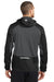 Ogio OE721 Mens Endurance Pivot Wind & Water Resistant Full Zip Hooded Jacket Black/Grey Back