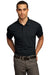 Ogio OG101 Mens Caliber 2.0 Moisture Wicking Short Sleeve Polo Shirt Black Front