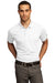 Ogio OG101 Mens Caliber 2.0 Moisture Wicking Short Sleeve Polo Shirt White Front