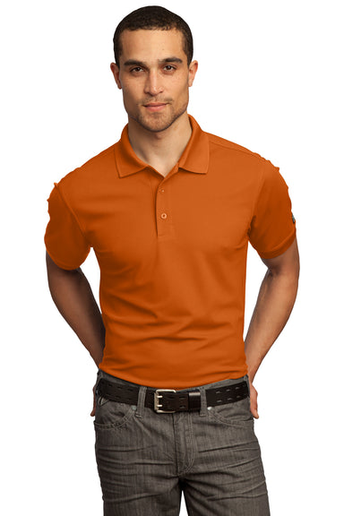 Ogio OG101 Mens Caliber 2.0 Moisture Wicking Short Sleeve Polo Shirt Orange Front