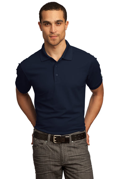 Ogio OG101 Mens Caliber 2.0 Moisture Wicking Short Sleeve Polo Shirt Navy Blue Front