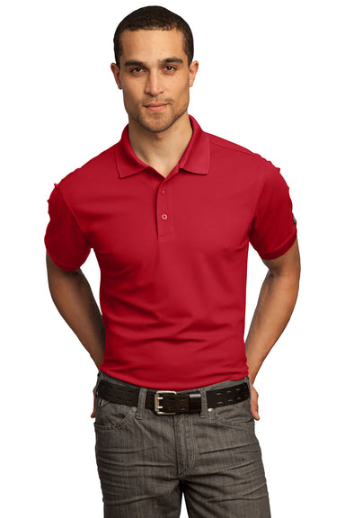 Ogio OG101 Mens Caliber 2.0 Moisture Wicking Short Sleeve Polo Shirt Red Front
