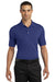 Ogio OG1030 Mens Linear Moisture Wicking Short Sleeve Polo Shirt Blue Front