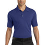 Ogio Mens Linear Moisture Wicking Short Sleeve Polo Shirt - Blueprint