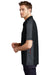 Ogio OG106 Mens Trax Moisture Wicking Short Sleeve Polo Shirt Black/Grey Side