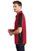 Ogio OG106 Mens Trax Moisture Wicking Short Sleeve Polo Shirt Red/Black Side