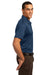 Ogio OG109 Mens Hybrid Moisture Wicking Short Sleeve Polo Shirt Indigo Blue Side