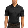 Ogio Mens Optic Moisture Wicking Short Sleeve Polo Shirt - Blacktop