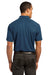 Ogio OG110 Mens Optic Moisture Wicking Short Sleeve Polo Shirt Indigo Blue Back