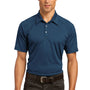 Ogio Mens Optic Moisture Wicking Short Sleeve Polo Shirt - Indigo Blue