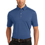 Ogio Mens Gauge Moisture Wicking Short Sleeve Polo Shirt - Indigo Blue