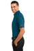 Ogio OG122 Mens Gauge Moisture Wicking Short Sleeve Polo Shirt Teal Blue Side