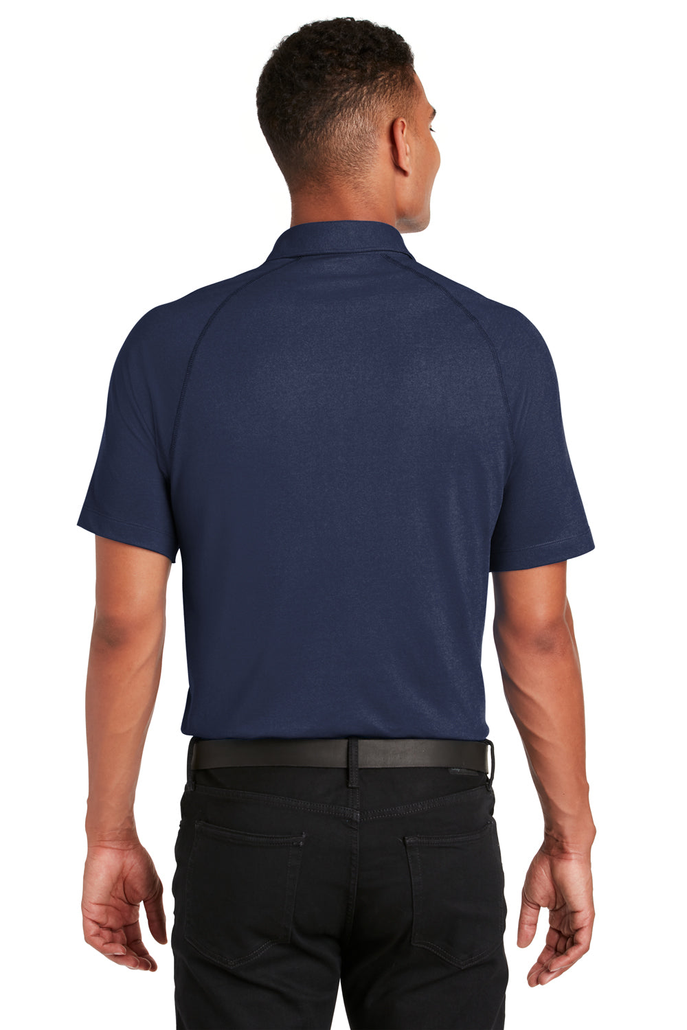 Ogio OG126 Mens Onyx Moisture Wicking Short Sleeve Polo Shirt Navy Blue Back