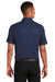 Ogio OG126 Mens Onyx Moisture Wicking Short Sleeve Polo Shirt Navy Blue Back