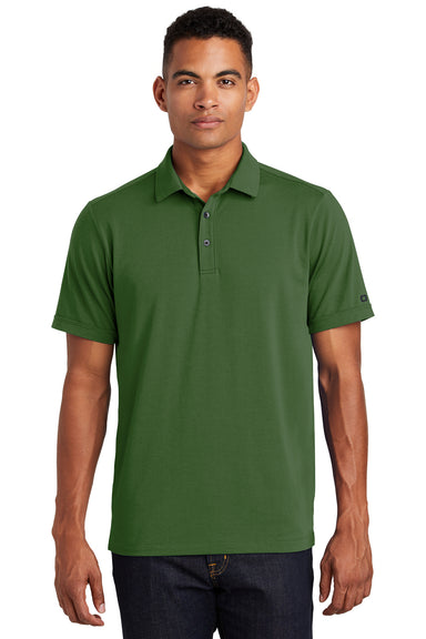 Ogio OG138 Mens Limit Moisture Wicking Short Sleeve Polo Shirt Green Front