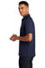 Ogio OG138 Mens Limit Moisture Wicking Short Sleeve Polo Shirt Navy Blue Side