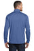 Ogio OG202 Mens Pixel Moisture Wicking 1/4 Zip Sweatshirt Blue Back