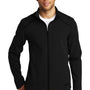 Ogio Mens Exaction Wind & Water Resistant Full Zip Jacket - Blacktop