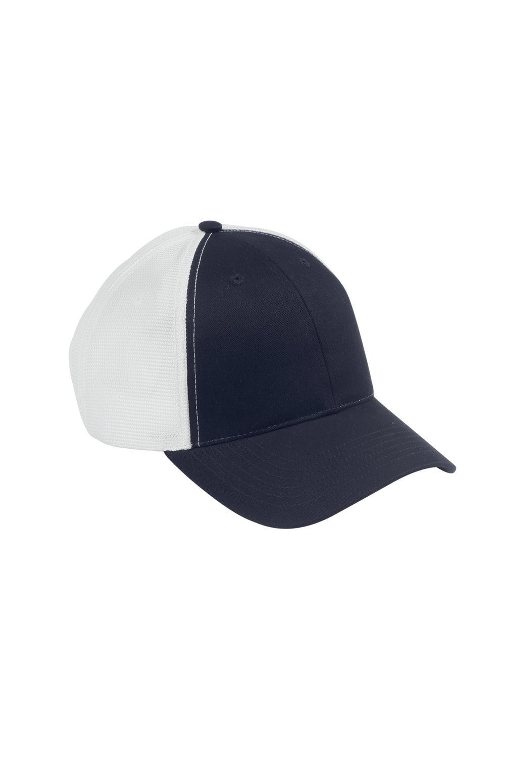 Big Accessories OSTM Mens Old School Adjustable Hat Navy Blue/White Front